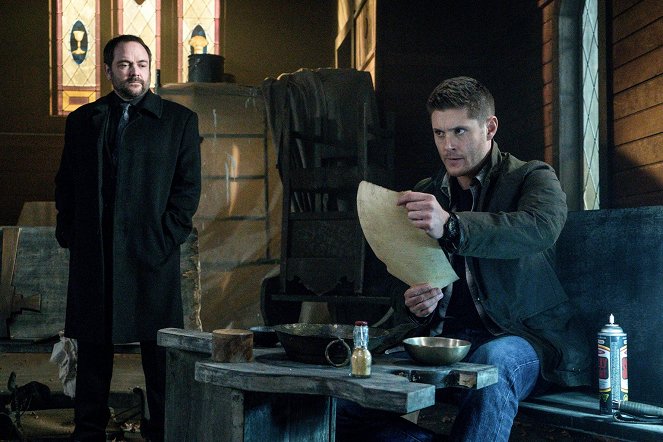 Supernatural - Hell's Angel - Van film - Mark Sheppard, Jensen Ackles