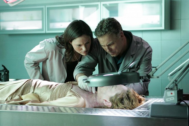CSI: Crime Scene Investigation - Season 7 - Double Cross - Photos - Jorja Fox, William Petersen
