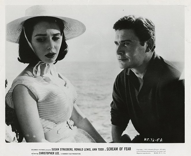 Hurler de peur - Cartes de lobby - Susan Strasberg, Ronald Lewis