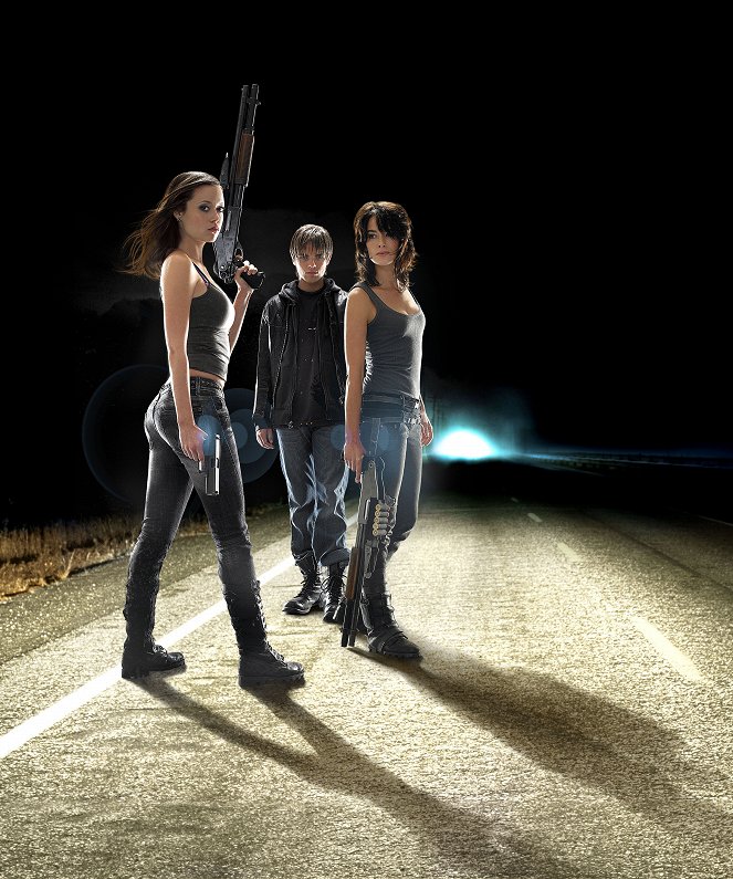 Terminator: Las crónicas de Sarah Connor - Promoción - Summer Glau, Thomas Dekker, Lena Headey