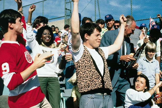 Ferris macht blau - Filmfotos - Alan Ruck, Matthew Broderick, Mia Sara