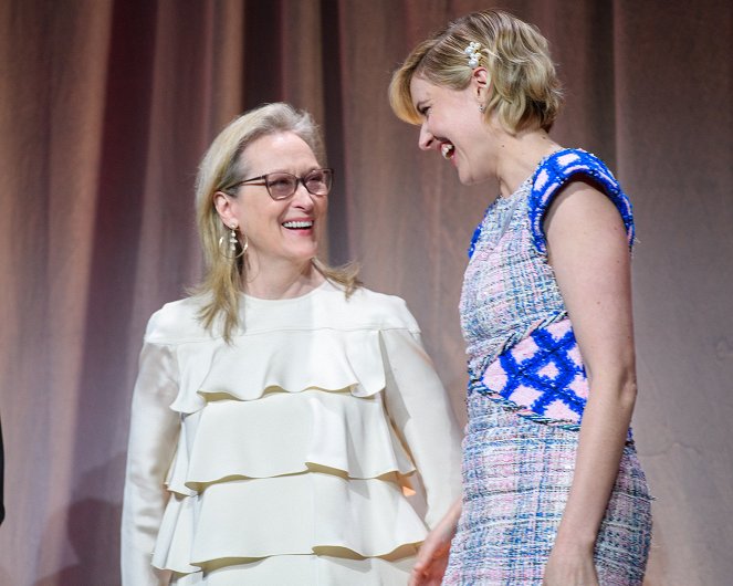 The 90th Annual Academy Awards - Events - The Oscar Nominee Luncheon held at the Beverly Hilton, Monday, February 5, 2018 - Meryl Streep, Greta Gerwig