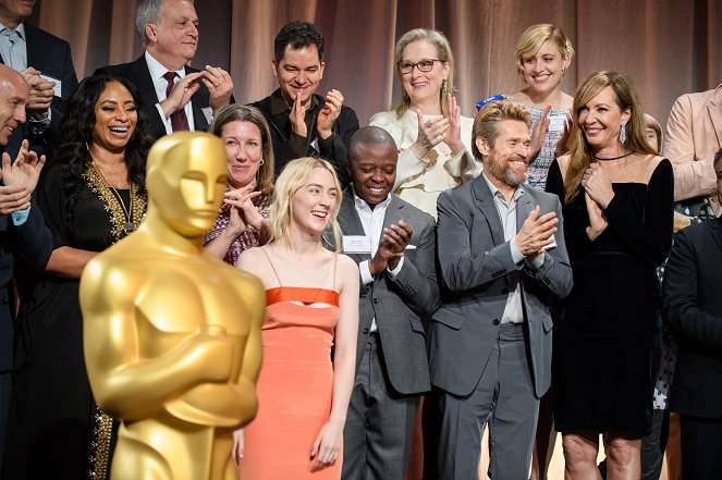 The 90th Annual Academy Awards - Z imprez - The Oscar Nominee Luncheon held at the Beverly Hilton, Monday, February 5, 2018 - Saoirse Ronan, Meryl Streep, Willem Dafoe, Greta Gerwig, Allison Janney