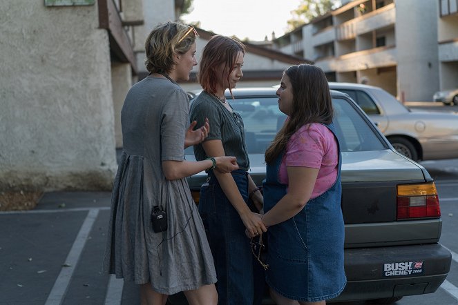 Lady Bird - Dreharbeiten - Greta Gerwig, Saoirse Ronan, Beanie Feldstein