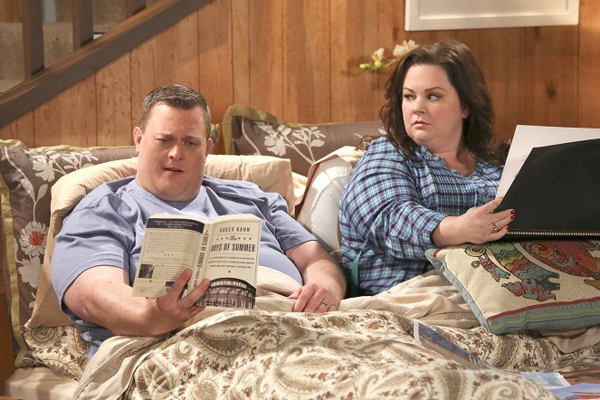 Mike és Molly - Mike nem tud olvasni - Filmfotók - Billy Gardell, Melissa McCarthy