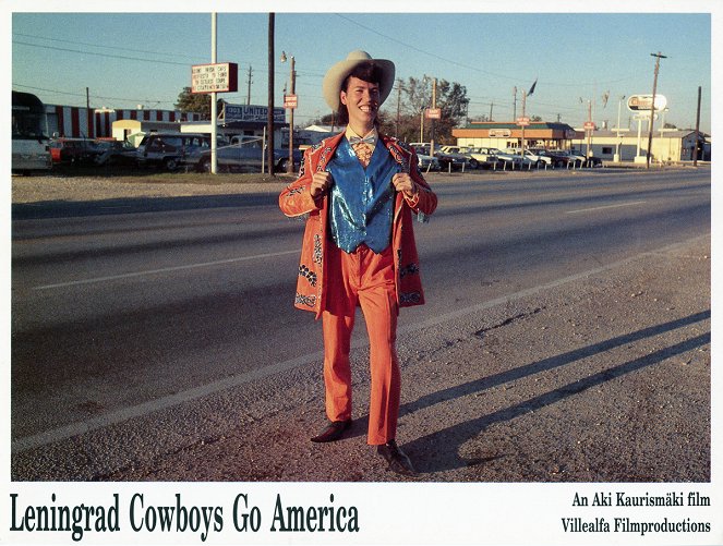 Leningrad Cowboys Go America - Lobbykarten - Mauri Sumén
