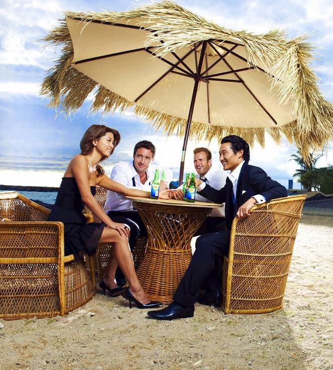 Hawaii Five-0 - Werbefoto - Grace Park, Alex O'Loughlin, Scott Caan, Daniel Dae Kim