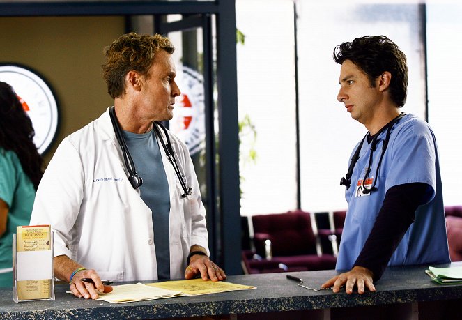 Hoży doktorzy - Season 7 - Mój własny, najgorszy wróg - Z filmu - John C. McGinley, Zach Braff
