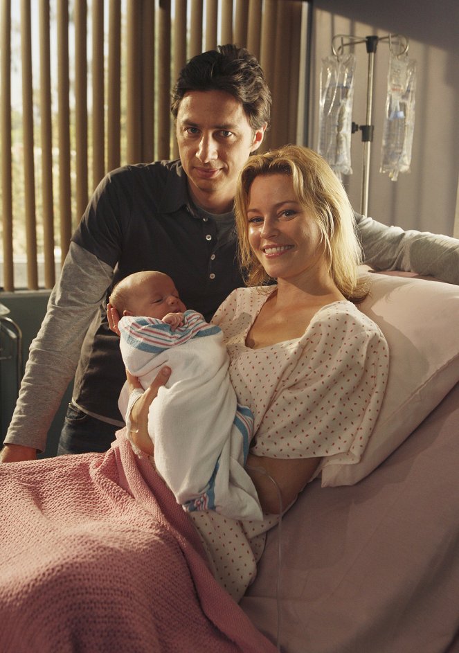 Scrubs: Doktůrci - Můj těžký porod - Z filmu - Zach Braff, Elizabeth Banks