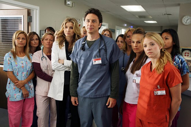 Scrubs: Doktůrci - Moje nepříjemná pravda - Z filmu - Sarah Chalke, Zach Braff