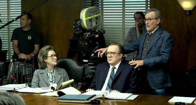 The Post - Van de set - Meryl Streep, Steven Spielberg