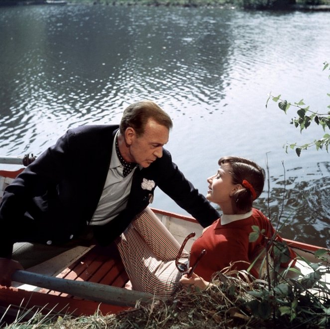 Liebe am Nachmittag - Filmfotos - Gary Cooper, Audrey Hepburn