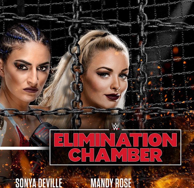 WWE Elimination Chamber - Werbefoto - Daria Berenato, Amanda Saccomanno