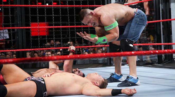 WWE Elimination Chamber - Photos - Colby Lopez, Mike "The Miz" Mizanin, John Cena