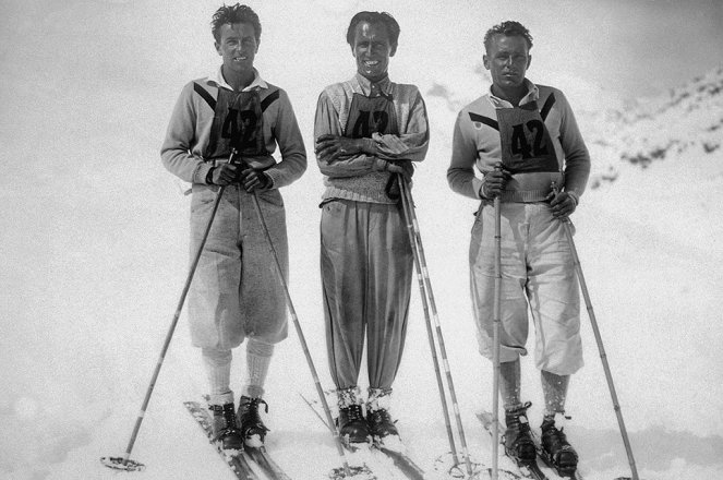 Der Sohn der weißen Berge - Promóció fotók - Emmerich Albert, Luis Trenker, Karl Steiner