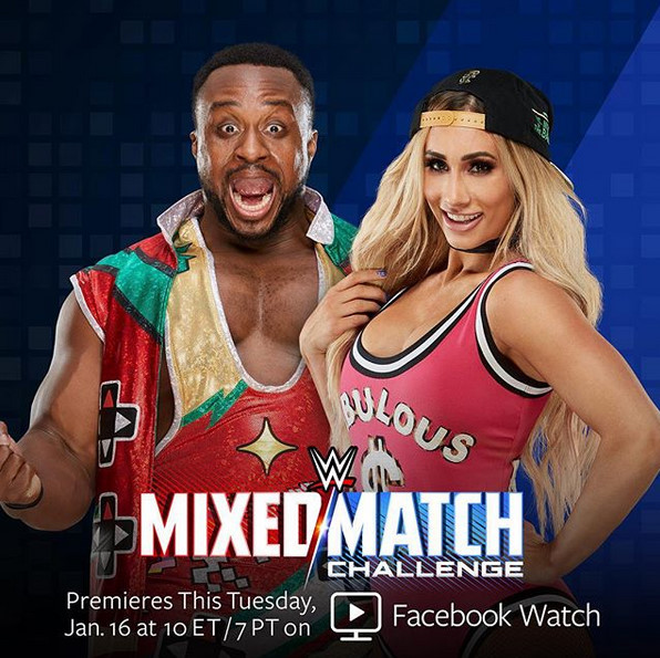 WWE Mixed Match Challenge - Werbefoto - Ettore Ewen, Leah Van Dale
