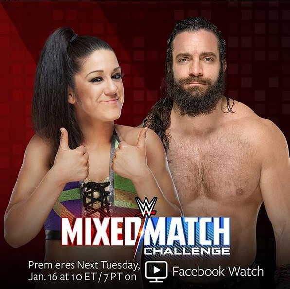 WWE Mixed Match Challenge - Werbefoto - Pamela Martinez, Jeff Sciullo