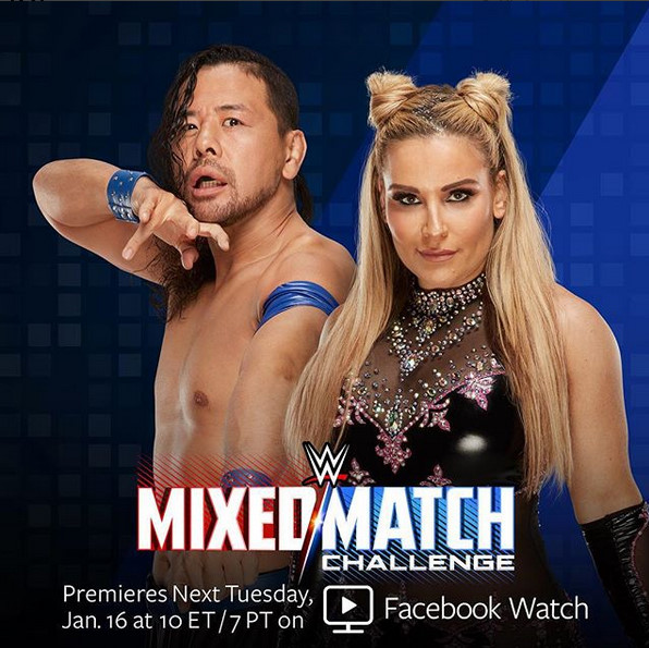 WWE Mixed Match Challenge - Werbefoto - Shinsuke Nakamura, Natalie Neidhart