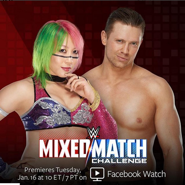 WWE Mixed Match Challenge - Werbefoto - Kanako Urai, Mike "The Miz" Mizanin