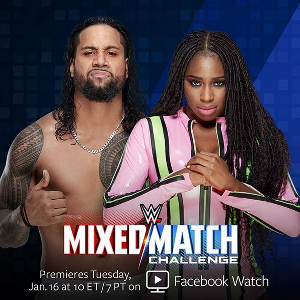 WWE Mixed Match Challenge - Promoción - Jonathan Solofa Fatu, Trinity Fatu
