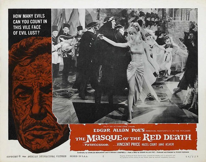 The Masque of the Red Death - Lobby Cards - Vincent Price, Jane Asher