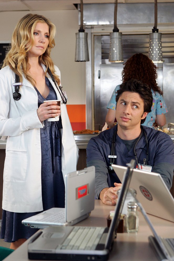 Scrubs - Season 7 - My Number One Doctor - Photos - Sarah Chalke, Zach Braff