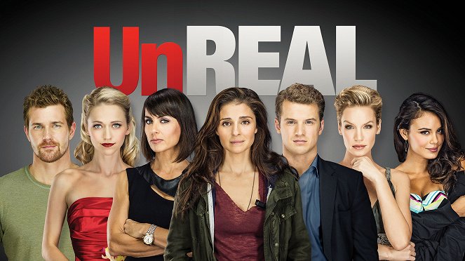 UnREAL - Season 1 - Werbefoto - Josh Kelly, Johanna Braddy, Constance Zimmer, Shiri Appleby, Freddie Stroma, Ashley Scott, Nathalie Kelley