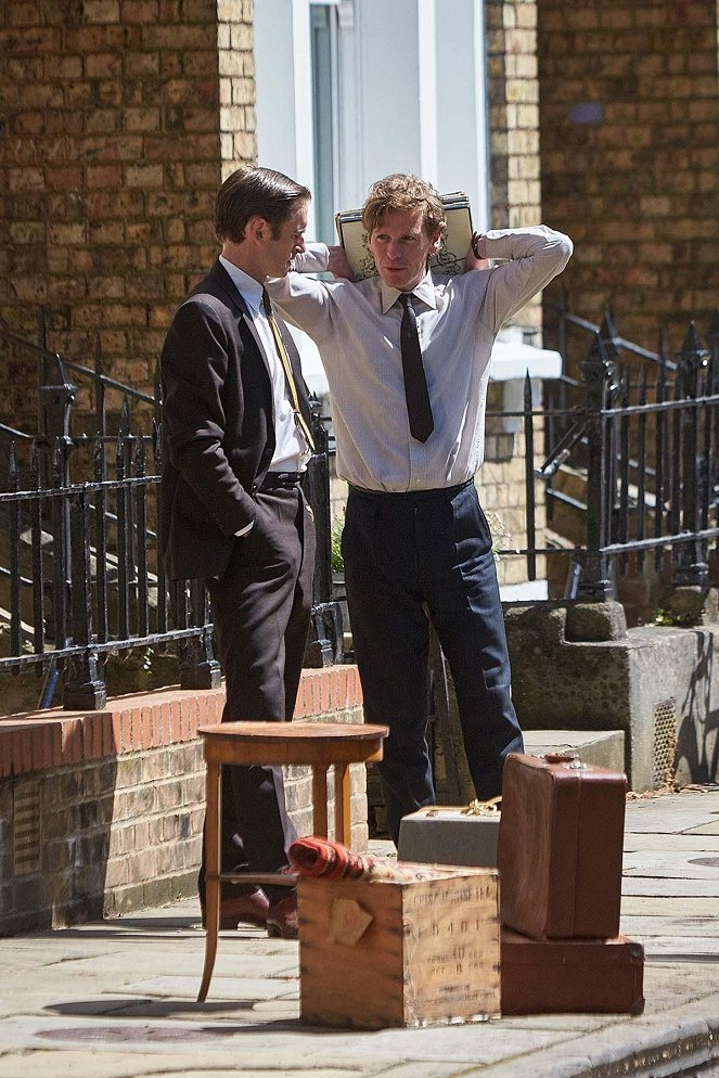 Oxfordi gyilkosságok - Season 3 - Árkádia - Forgatási fotók - Jack Laskey, Shaun Evans