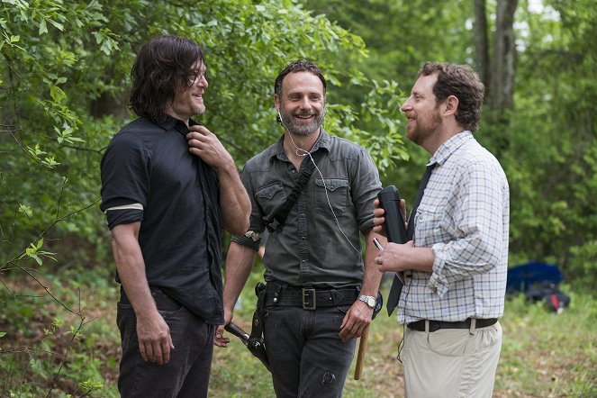 The Walking Dead - Miséricorde - Tournage - Norman Reedus, Andrew Lincoln