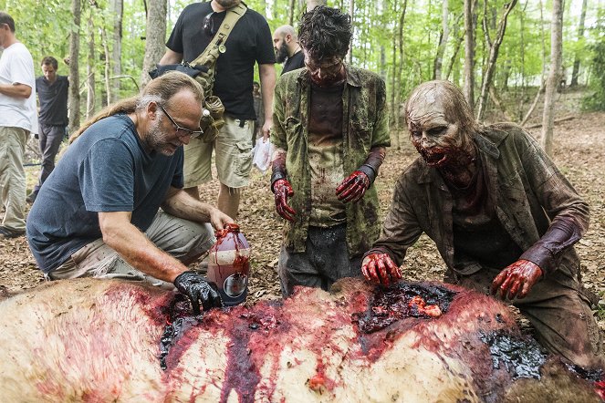 The Walking Dead - Özvegy és Rick - Forgatási fotók - Greg Nicotero