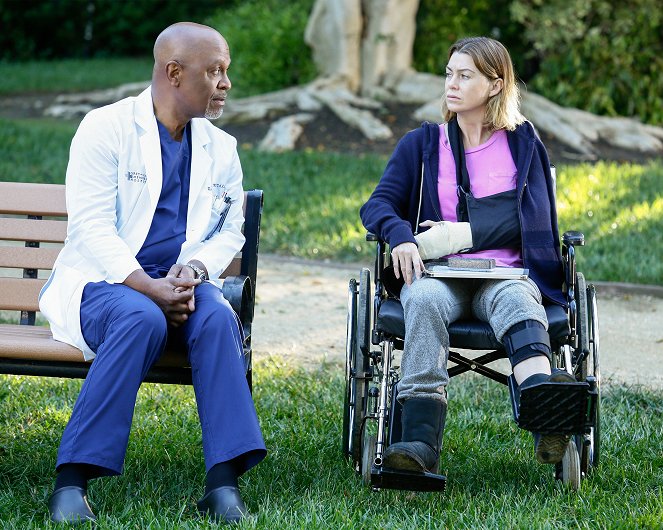 Grey's Anatomy - Season 12 - The Sound of Silence - Van film - James Pickens Jr., Ellen Pompeo