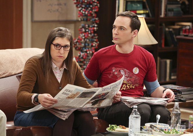 The Big Bang Theory - The Solo Oscillation - Van film - Mayim Bialik, Jim Parsons