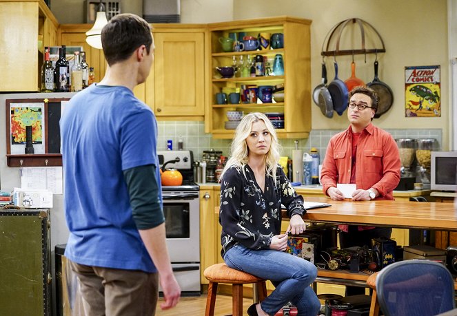 The Big Bang Theory - Die Zeitzonen-Klausel - Filmfotos - Kaley Cuoco, Johnny Galecki