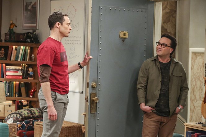 The Big Bang Theory - The Athenaeum Allocation - Van film - Jim Parsons, Johnny Galecki