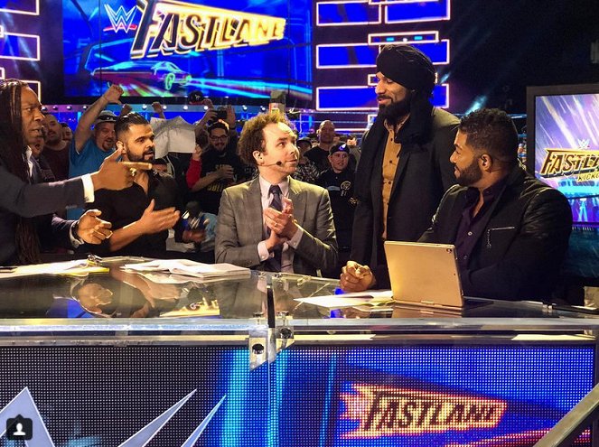 WWE Fastlane - Kuvat kuvauksista - Booker Huffman, Yuvraj Dhesi, David Otunga