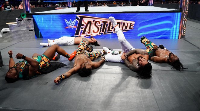 WWE Fastlane - Filmfotók - Ettore Ewen, Austin Watson, Kofi Sarkodie-Mensah