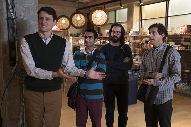 Silicon Valley - Grow Fast or Die Slow - Photos - Zach Woods, Kumail Nanjiani, Martin Starr, Thomas Middleditch