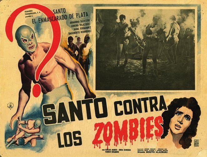 Santo contre les zombies - Cartes de lobby