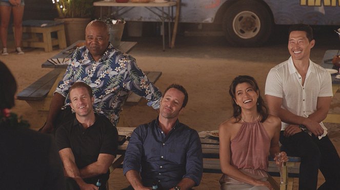 Hawaii 5.0 - Mraky sa vždy vrátia - Z filmu - Scott Caan, Chi McBride, Alex O'Loughlin, Grace Park, Daniel Dae Kim
