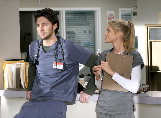 Scrubs - Season 8 - My ABC's - Photos - Zach Braff, Eliza Coupe