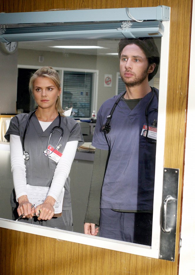 Hoży doktorzy - Season 8 - My ABC's - Z filmu - Eliza Coupe, Zach Braff