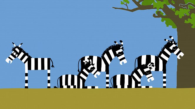 Kreslená zvířátka - Série 1 - Zebra - Z filmu