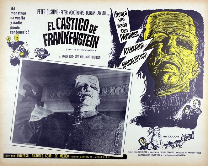 The Evil of Frankenstein - Lobby Cards