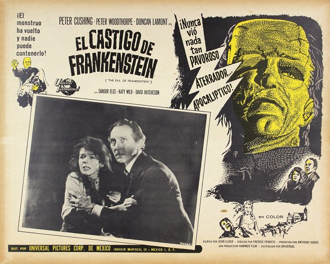 The Evil of Frankenstein - Lobby Cards