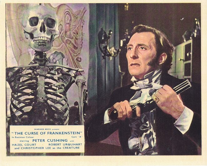 Frankenstein s'est échappé - Cartes de lobby - Peter Cushing