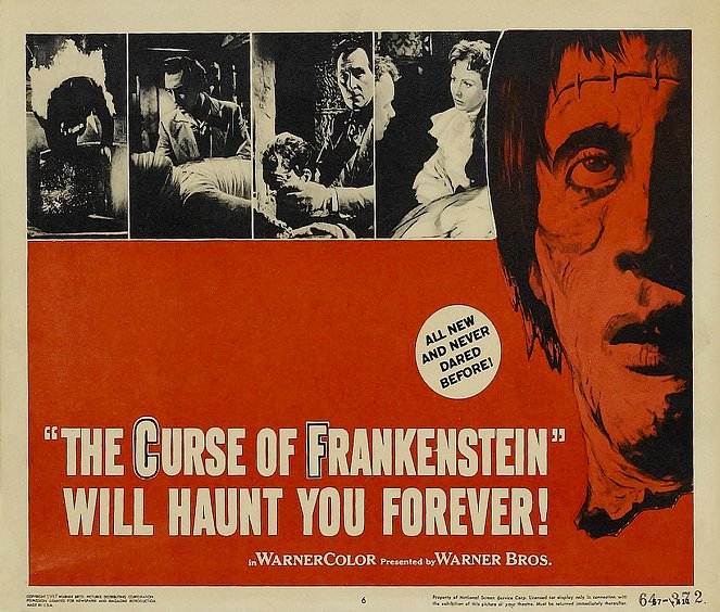The Curse of Frankenstein - Lobby karty