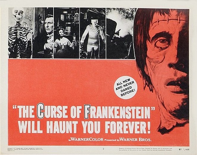 De vloek van Frankenstein - Lobbykaarten