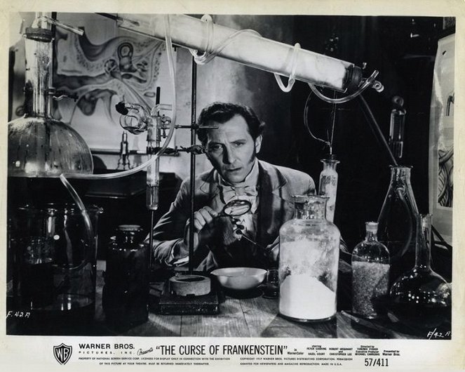 The Curse of Frankenstein - Lobby Cards - Peter Cushing