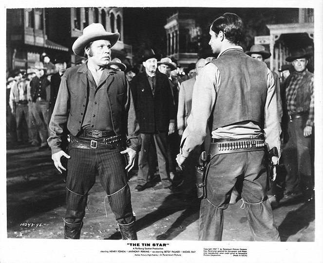 The Tin Star - Lobby Cards - Neville Brand, Anthony Perkins
