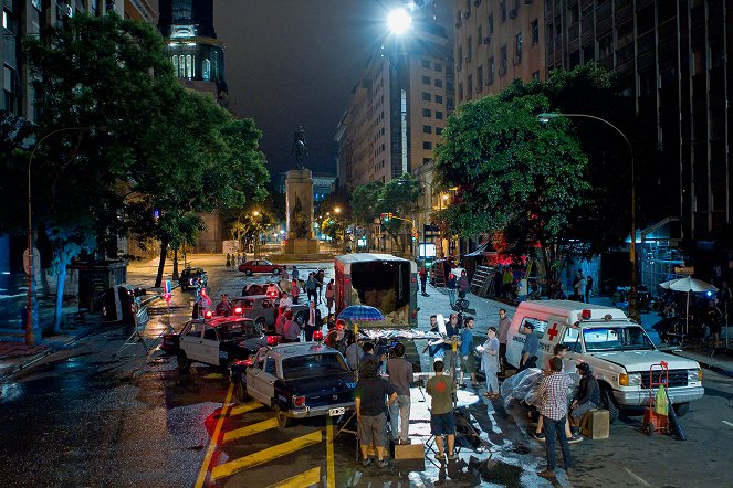 Muerte en Buenos Aires - Van de set